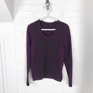 Purple Long Sleeve Top